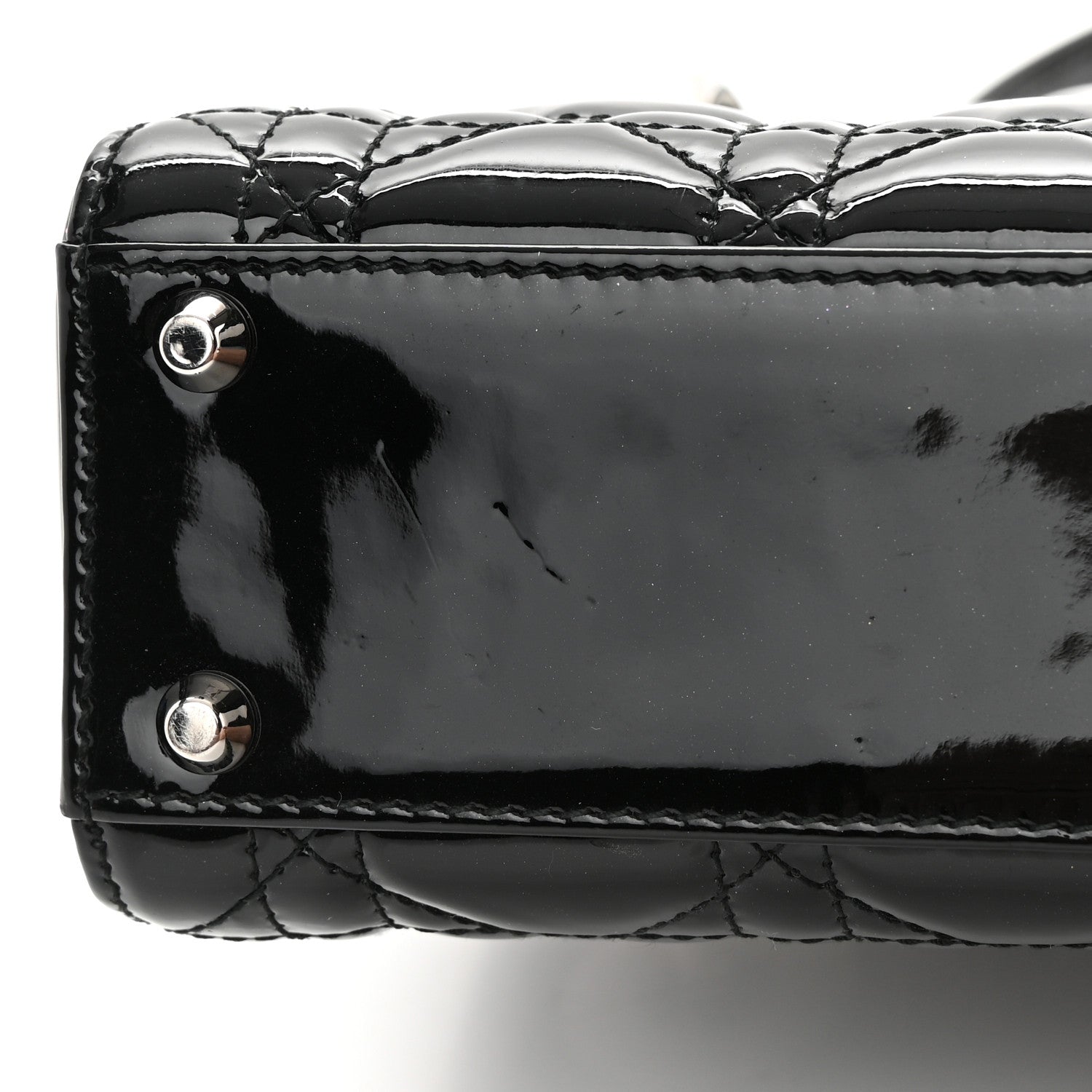 Christian Dior Patent Cannage Mini Lady Dior Black 11 of 13