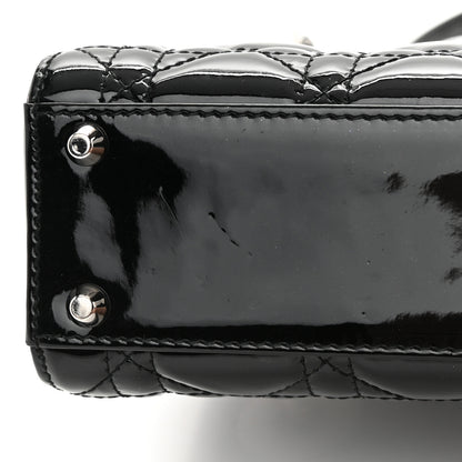 Christian Dior Patent Cannage Mini Lady Dior Black 11 of 13
