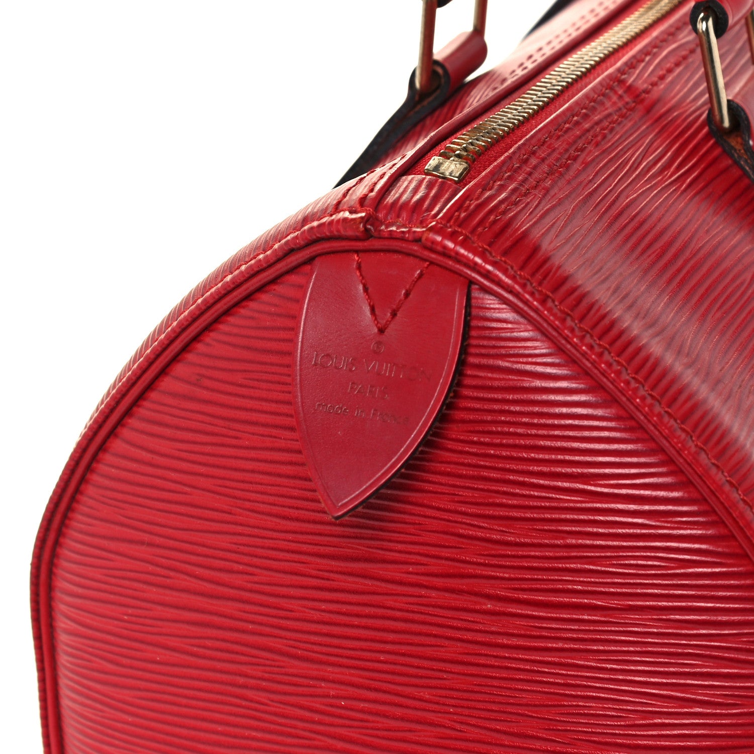 Louis Vuitton Epi Speedy 25 Castillan Red 8 of 11