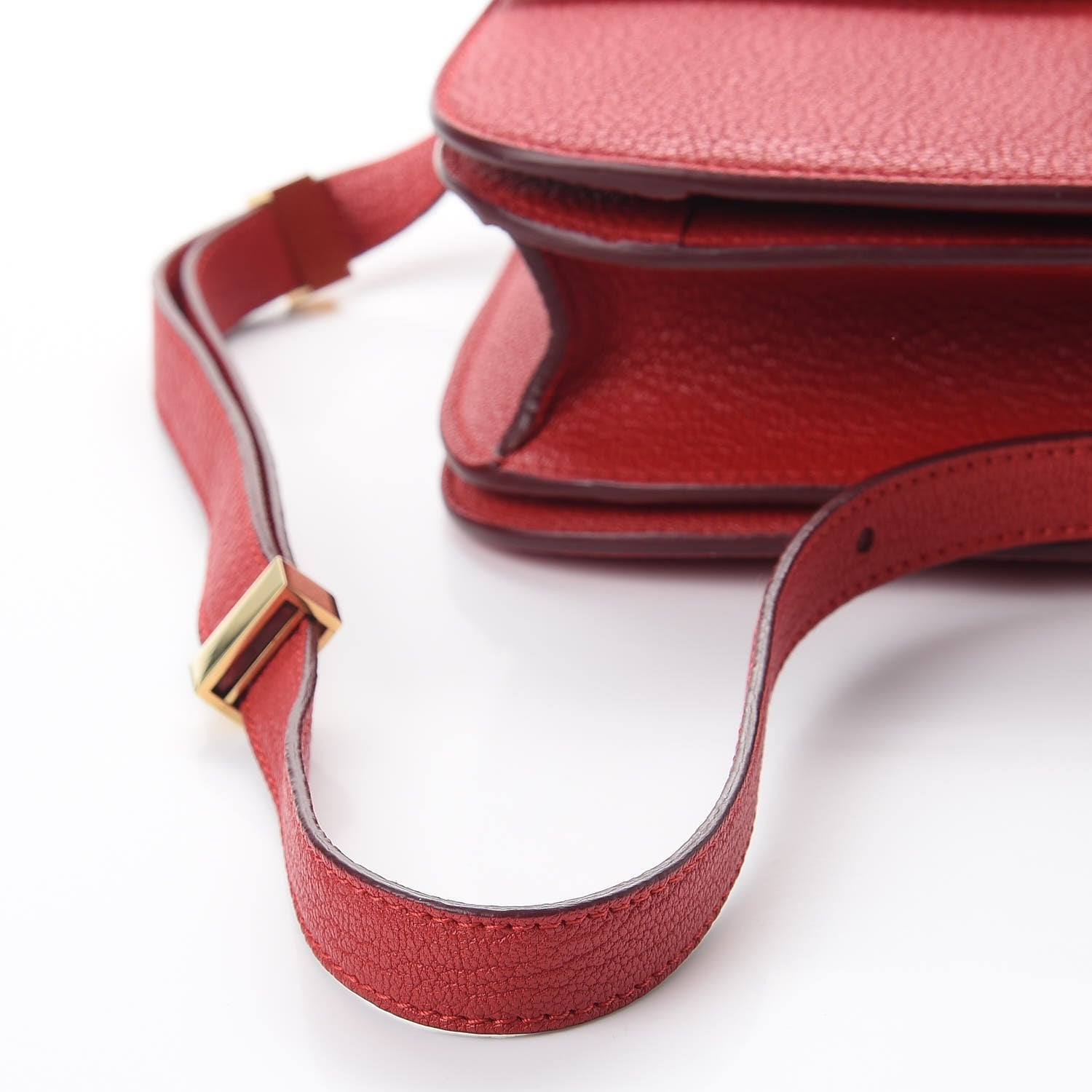 Celine Goatskin Medium Classic Box Flap Bag Carmin 8 of 8