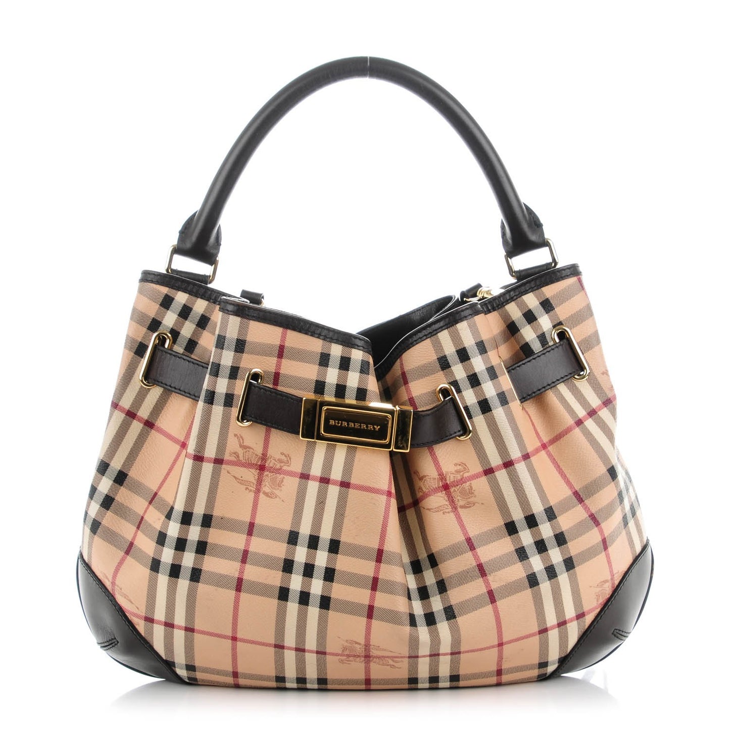 Haymarket Check Medium Willenmore Hobo Chocolate