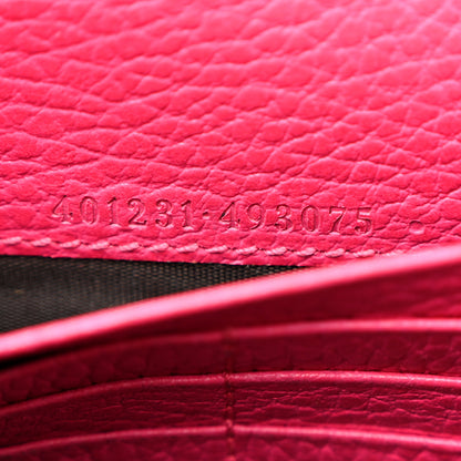 Gucci Dollar Calfskin Crystal Mini Dionysus Chain Wallet Box Pink 6 of 9