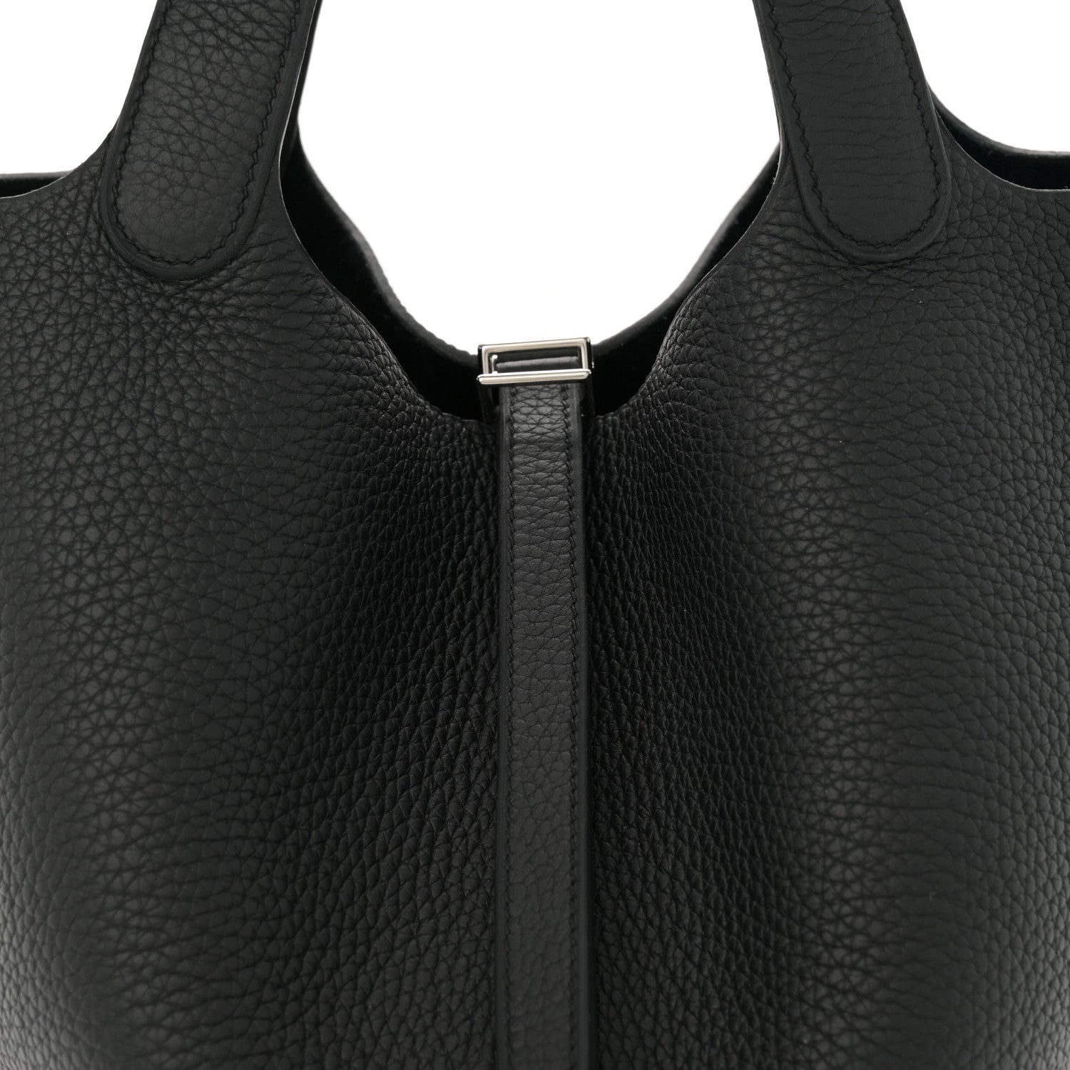 Hermes Taurillon Clemence Picotin Lock 22 MM Black 8 of 12