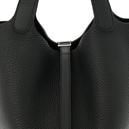 Hermes Taurillon Clemence Picotin Lock 22 MM Black 8 of 12