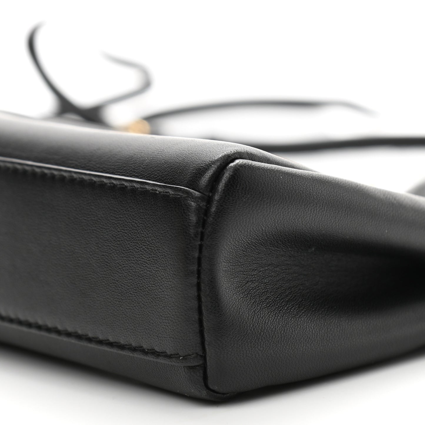 Nappa Micro Peekaboo Iconic Satchel Black