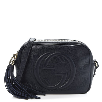 Gucci Pebbled Calfskin Small Soho Disco Bag Blue 1 of 12