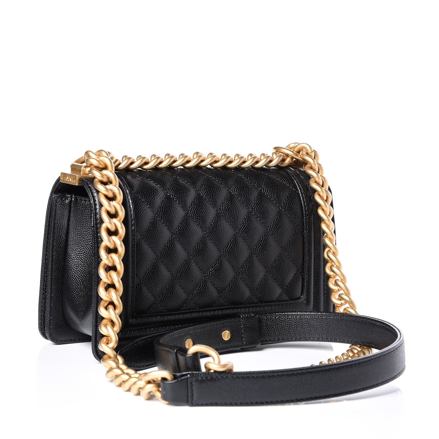 Chanel Caviar Quilted Small Boy Flap Black 2 of 12