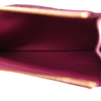 Bottega Veneta Calfskin Intrecciato Zip Card Holder Barolo 5 of 7