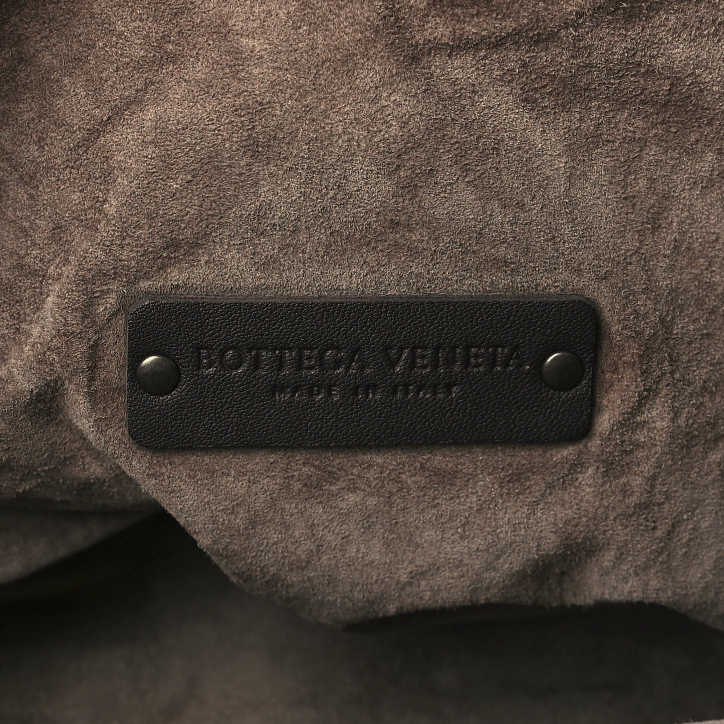 Nappa Intrecciato Small Shoulder Bag Ebano