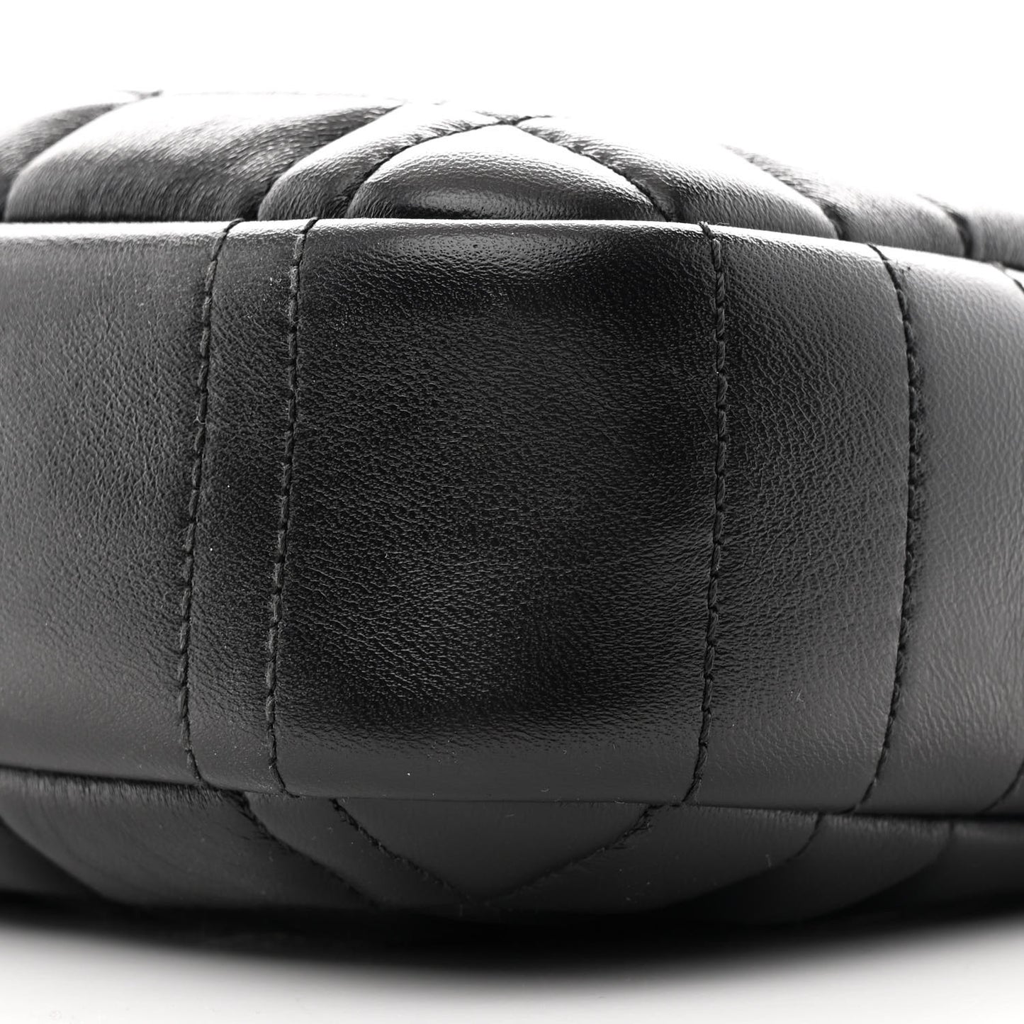 Calfskin Quilted Small Lola Camera Bag Black