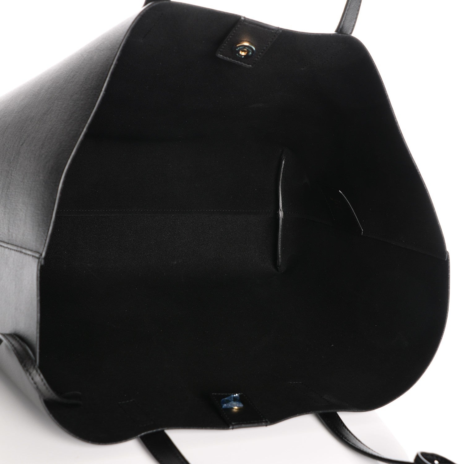 Saint Laurent Calfskin Large Shopping Tote Black 6 of 9