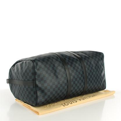 Louis Vuitton Damier Cobalt Keepall Bandouliere 55 6 of 8