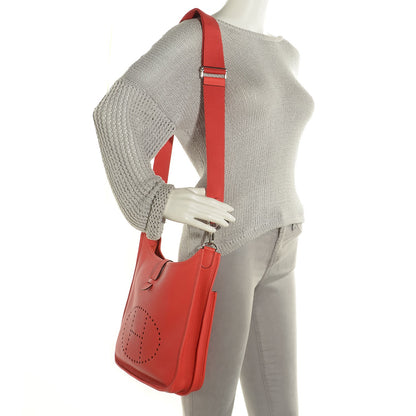 Hermes Taurillon Clemence Evelyne III PM Rose Jaipur 2 of 14