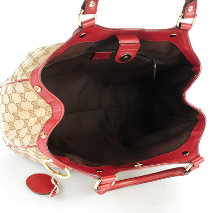 Gucci Monogram Medium Sukey Tote Dark Red 5 of 7