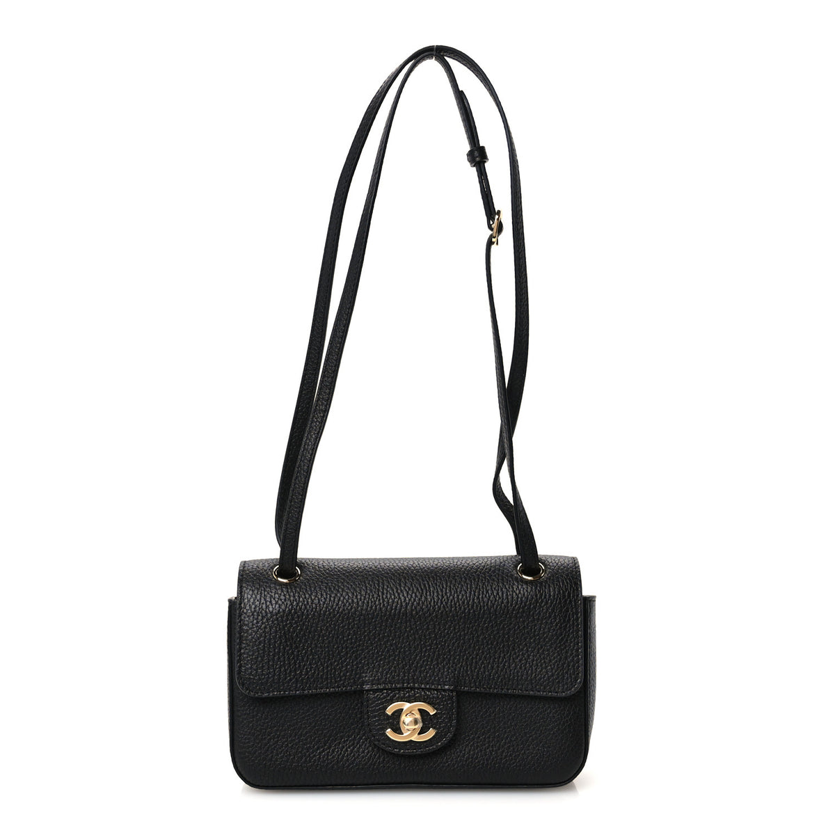 Chanel Grained Calfskin Mini Souplissimo Maxi Flap Black 1 of 11