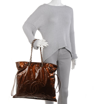 Chanel Patent Bonbons Shopper Tote Bronze 2 of 7