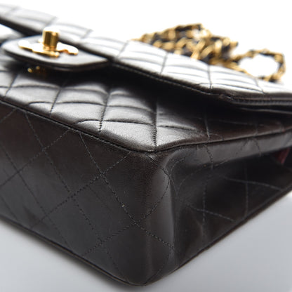 Chanel Lambskin Quilted Small Double Flap Black 12 of 17