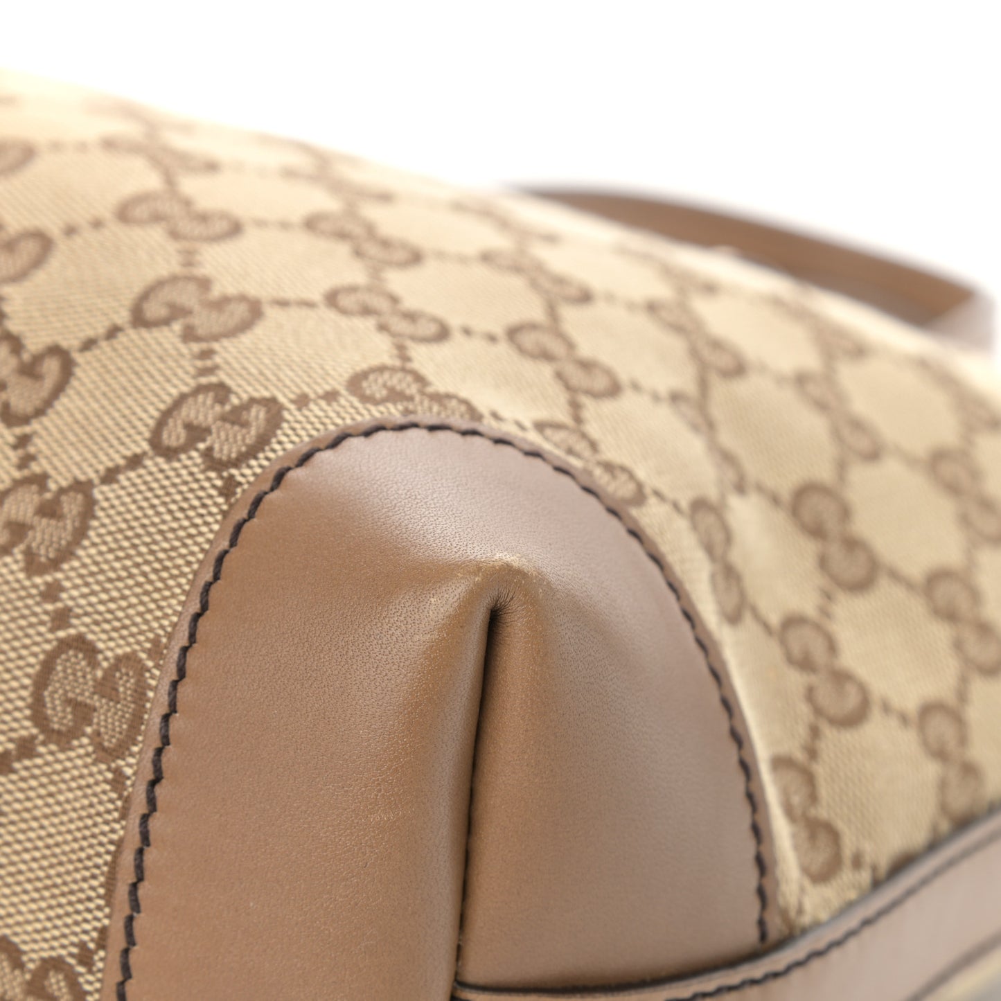 Monogram Small Craft Tote Light Brown