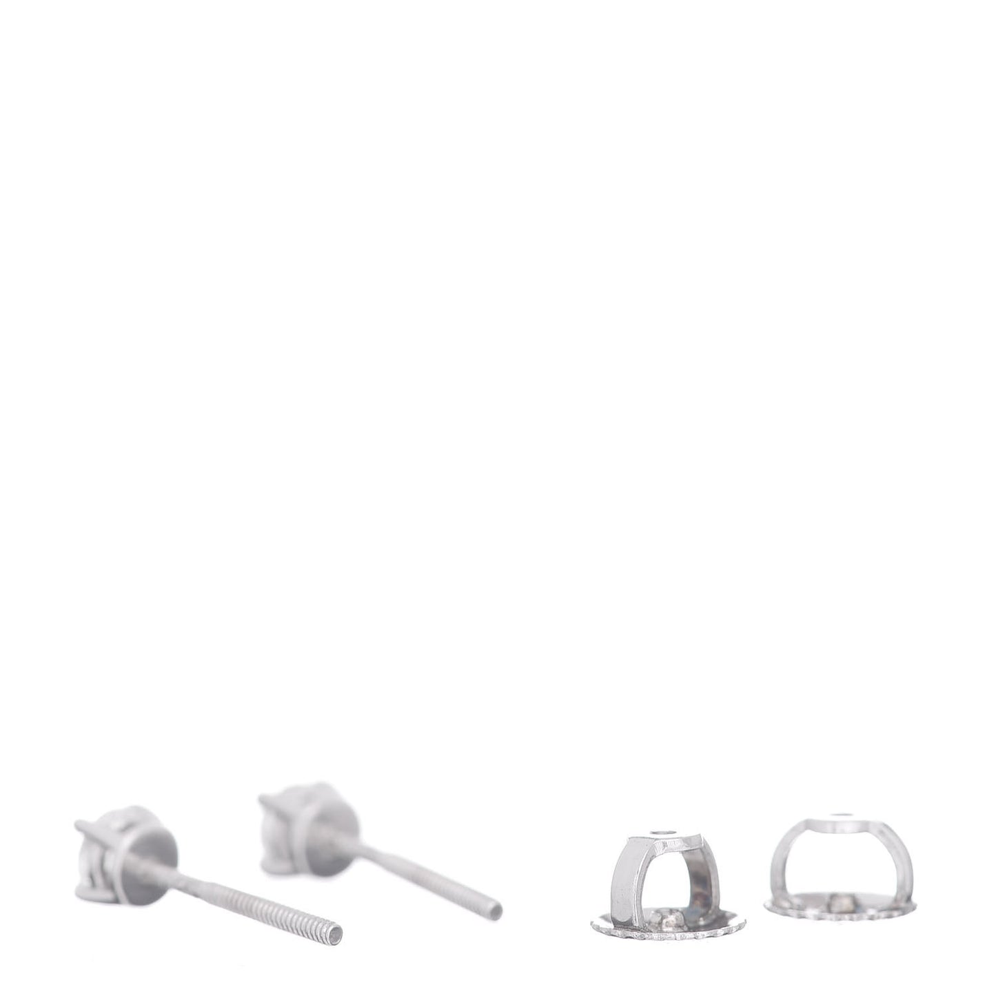 Platinum Diamond .31ctw Solitaire Earrings