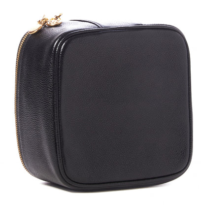 Chanel Caviar CC Vanity Cosmetic Case Black 3 of 9