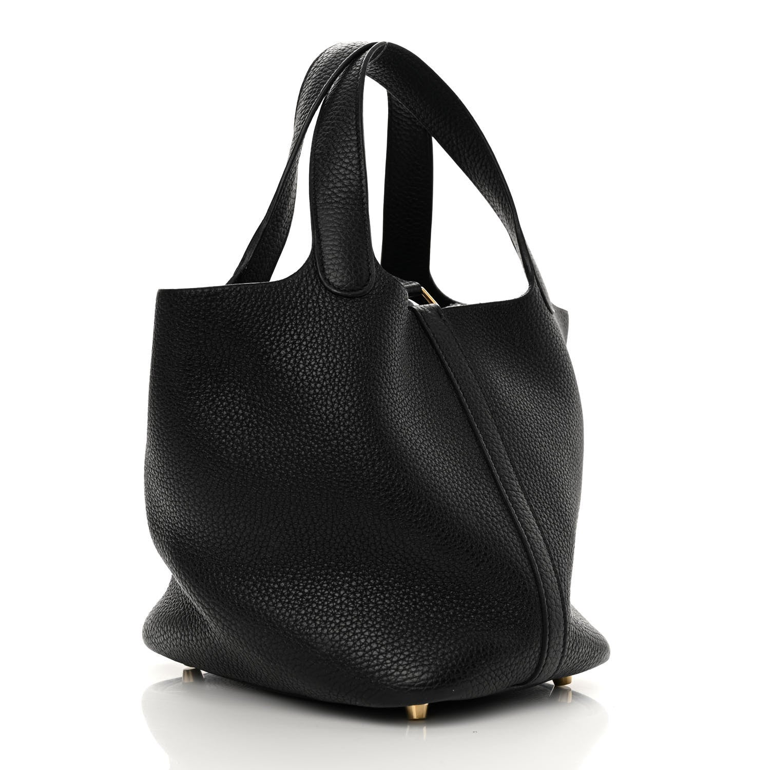 Hermes Taurillon Clemence Picotin Lock 18 PM Black 3 of 8