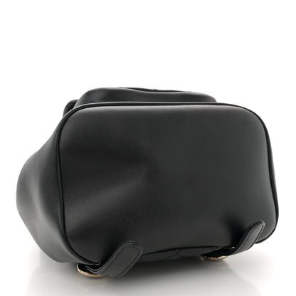 Chanel Lambskin Quilted Small Duma Drawstring Backpack Black 4 of 10