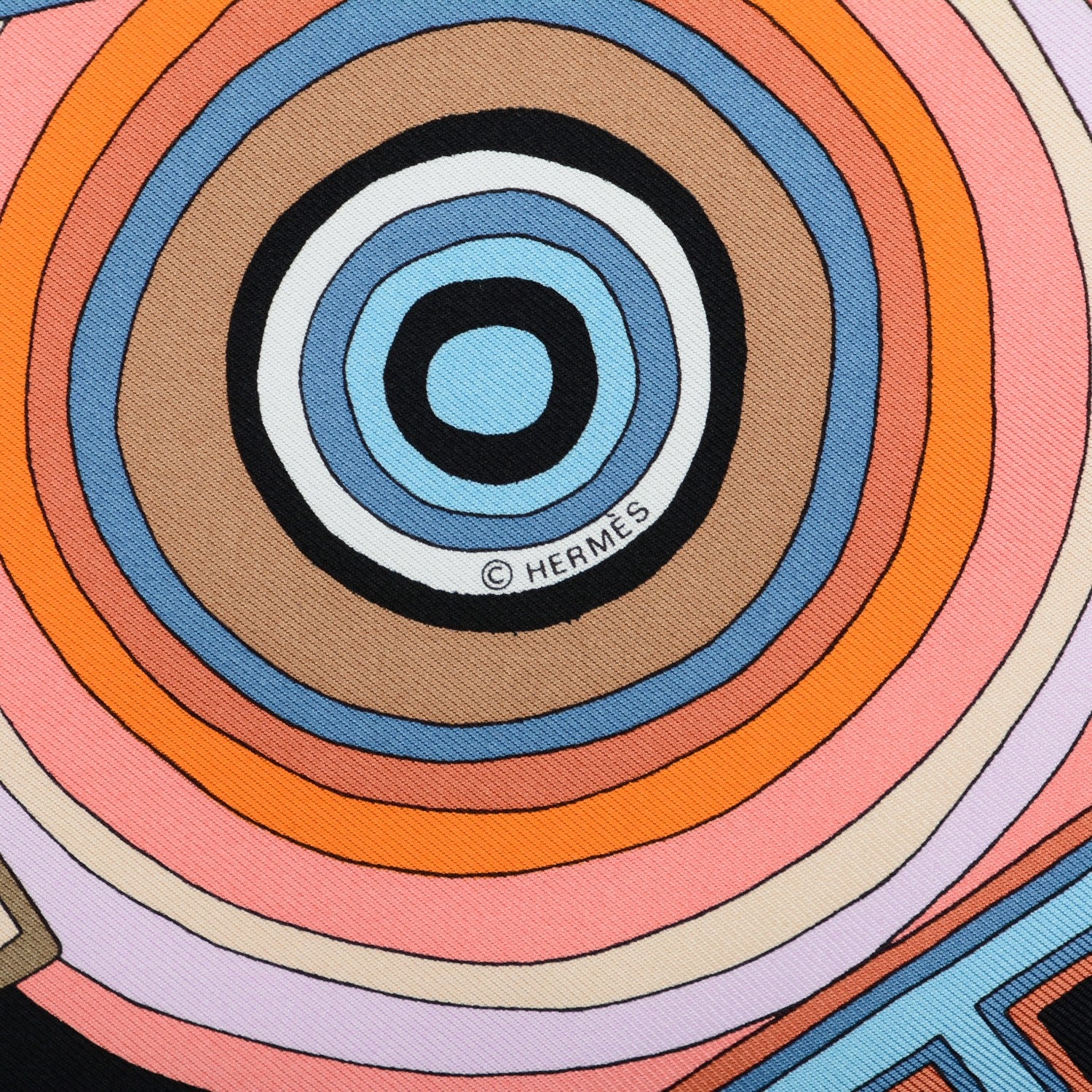 Hermes Silk Tohu Bohu Scarf 90 3 of 4