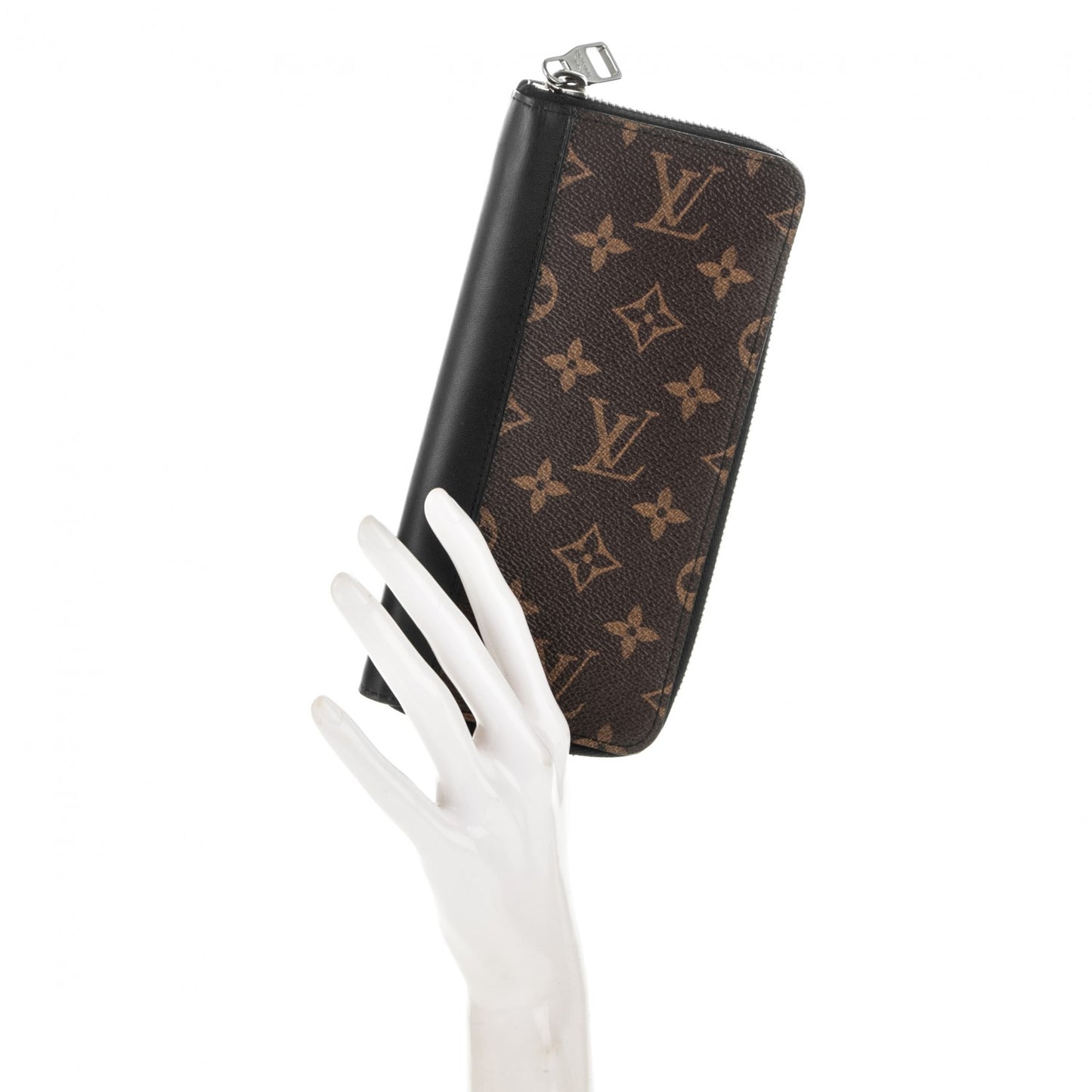Monogram Macassar Vertical Zippy Wallet