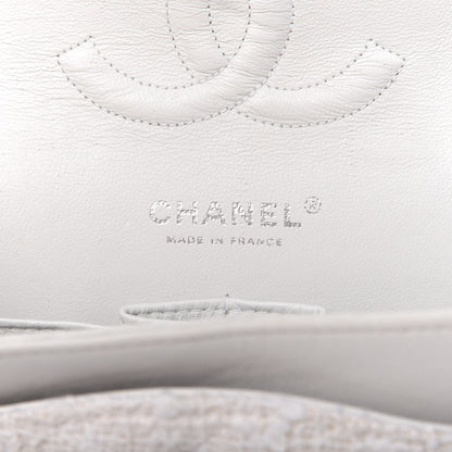 Chanel Tweed Medium Double Flap White 6 of 15
