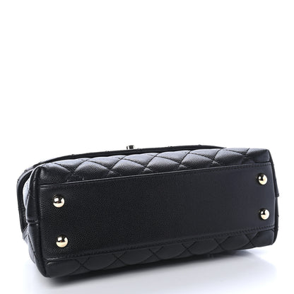 Chanel Caviar Quilted Mini Coco Handle Flap Black 4 of 9