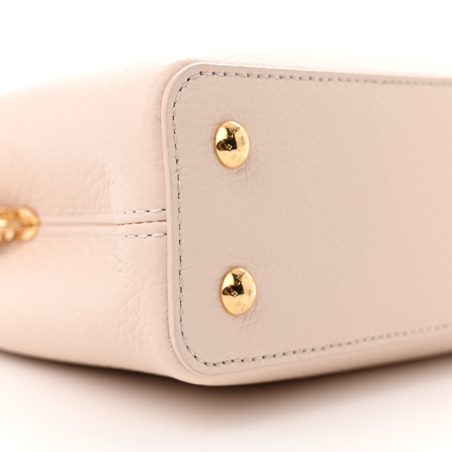 Louis Vuitton Taurillon Embellished Flower Handle Capucines Mini Quartz 8 of 9