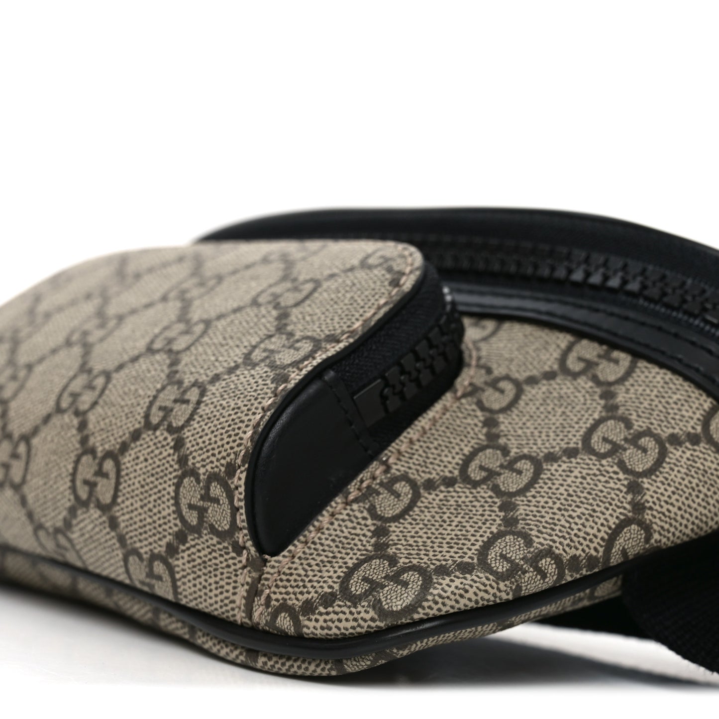 GG Supreme Monogram Belt Bag Black