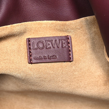 Loewe Calfskin Mini Flamenco Knot Clutch Dark Burgundy 6 of 11
