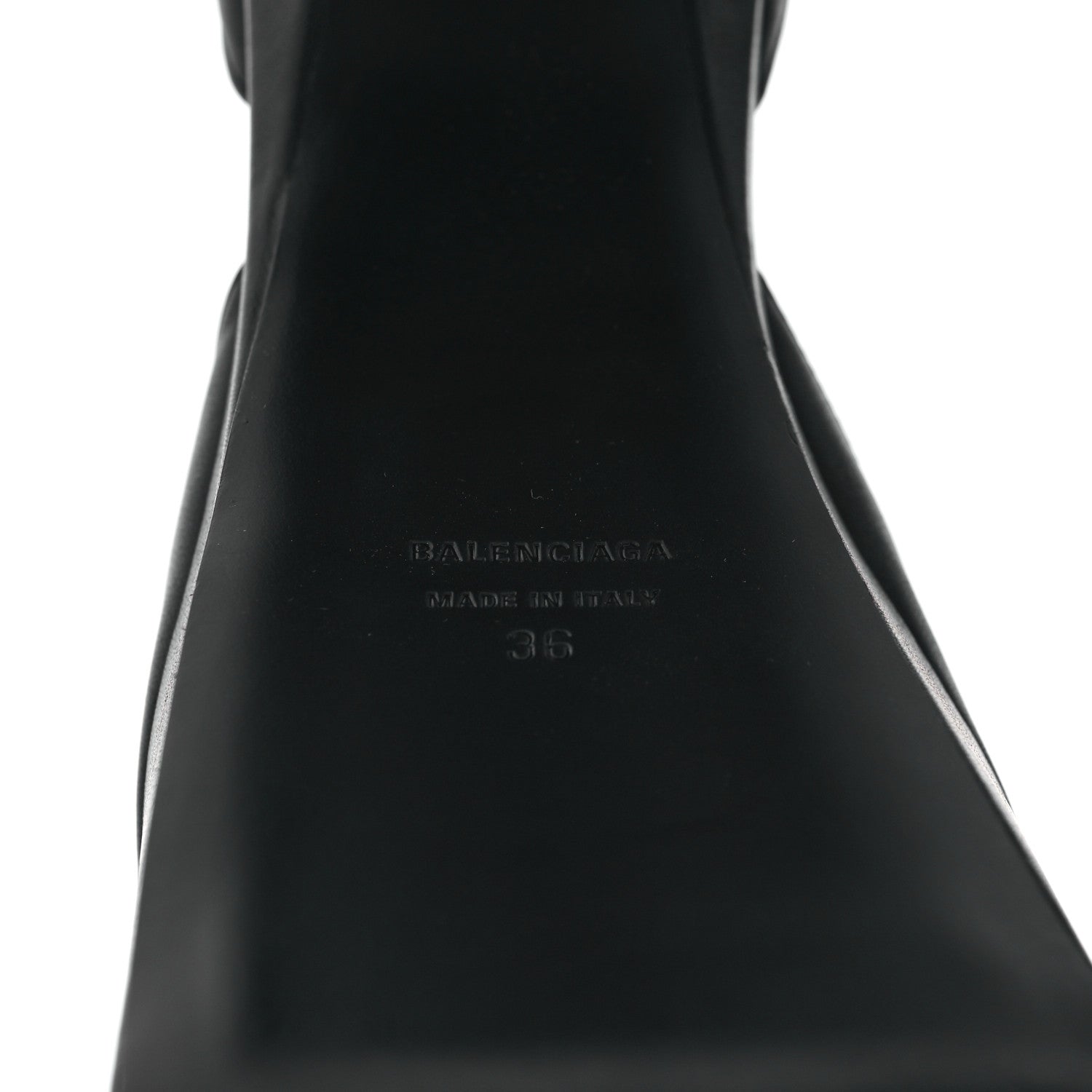 Balenciaga Lambskin Camden 160mm Platform Pumps 36 Black 6 of 9