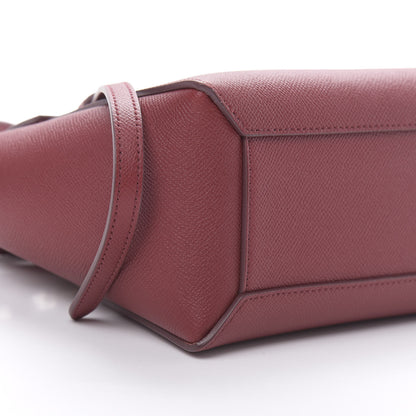 Celine Grained Calfskin Nano Belt Bag Acai 9 of 13
