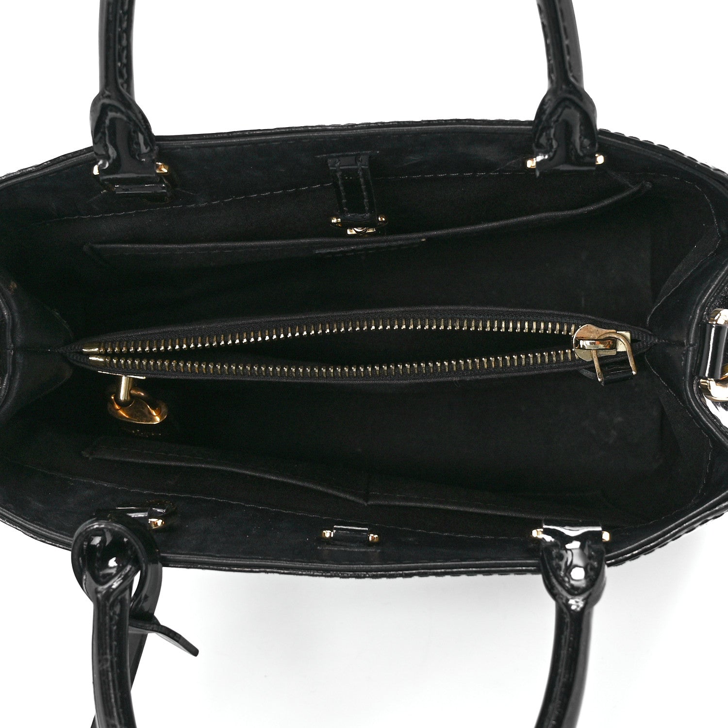 Louis Vuitton Vernis Montaigne BB Black 5 of 11