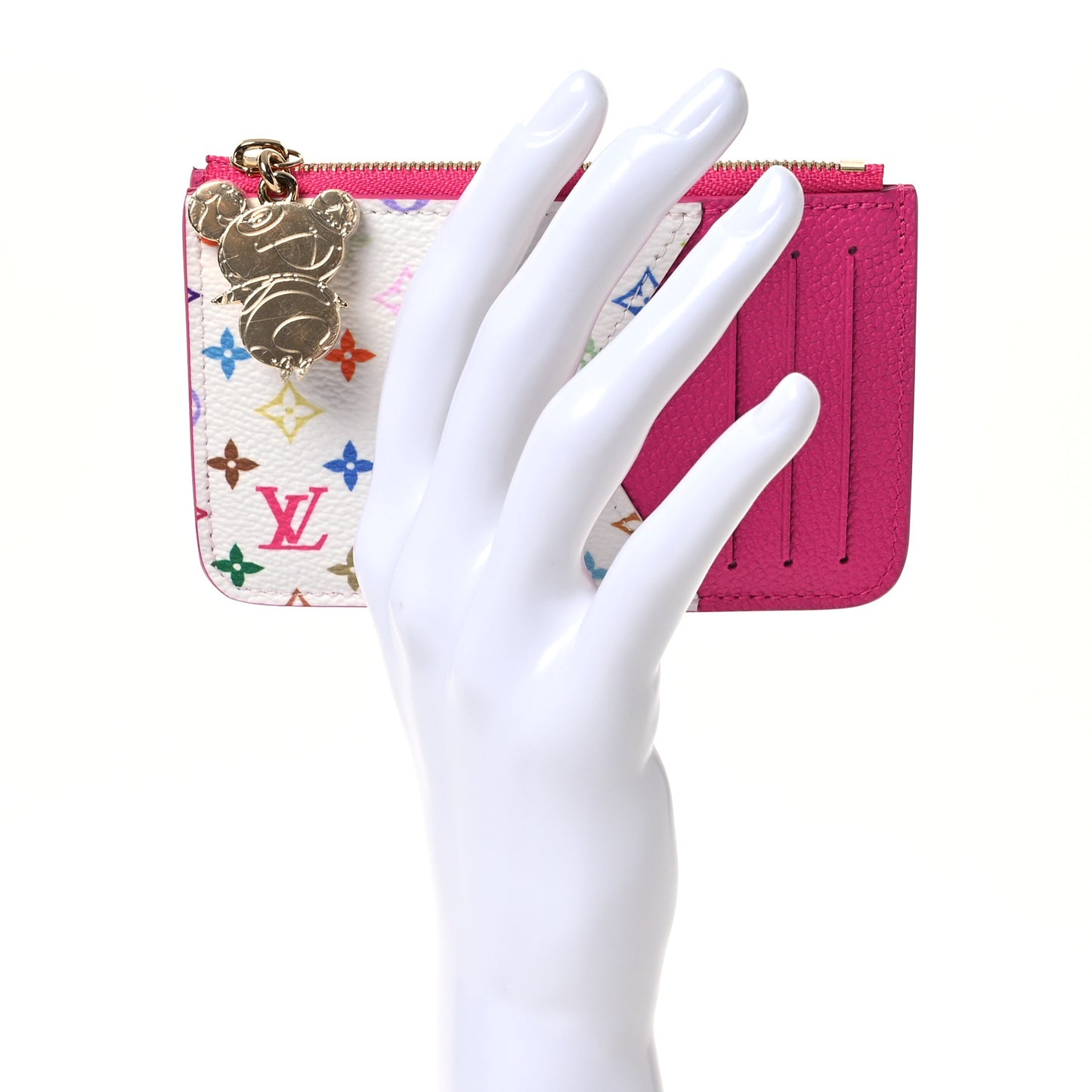 LV X TM Monogram Romy Card Holder Kawaii Pink