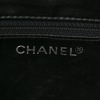 Chanel Caviar Timeless CC Cosmetic Pouch Bag Black 6 of 6