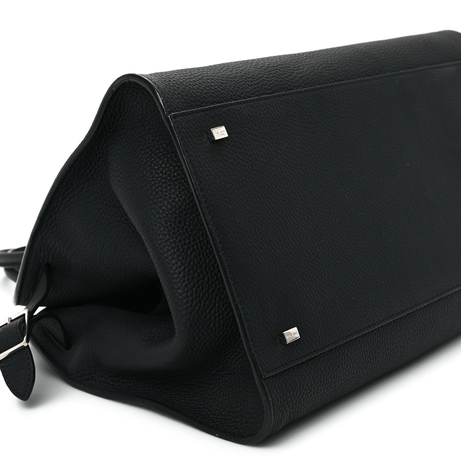 The Row Matte Grained Calfskin Soft Margaux 15 Black 8 of 12