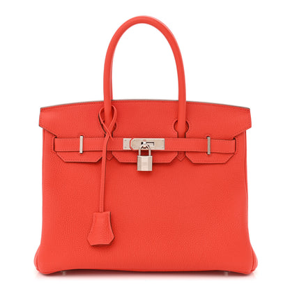 Hermes Togo Birkin 30 Capucine 1 of 11