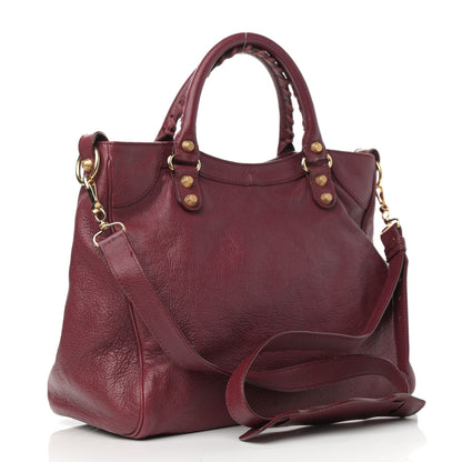 Balenciaga Chevre Giant 12 Gold Hardware Velo Bordeaux 3 of 21