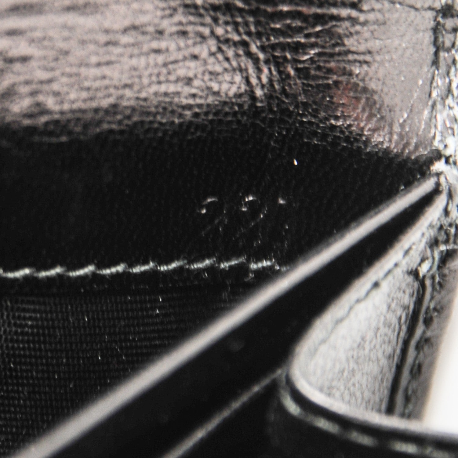 Prada Goatskin Chic Kisslock Flap Wallet Black 8 of 8