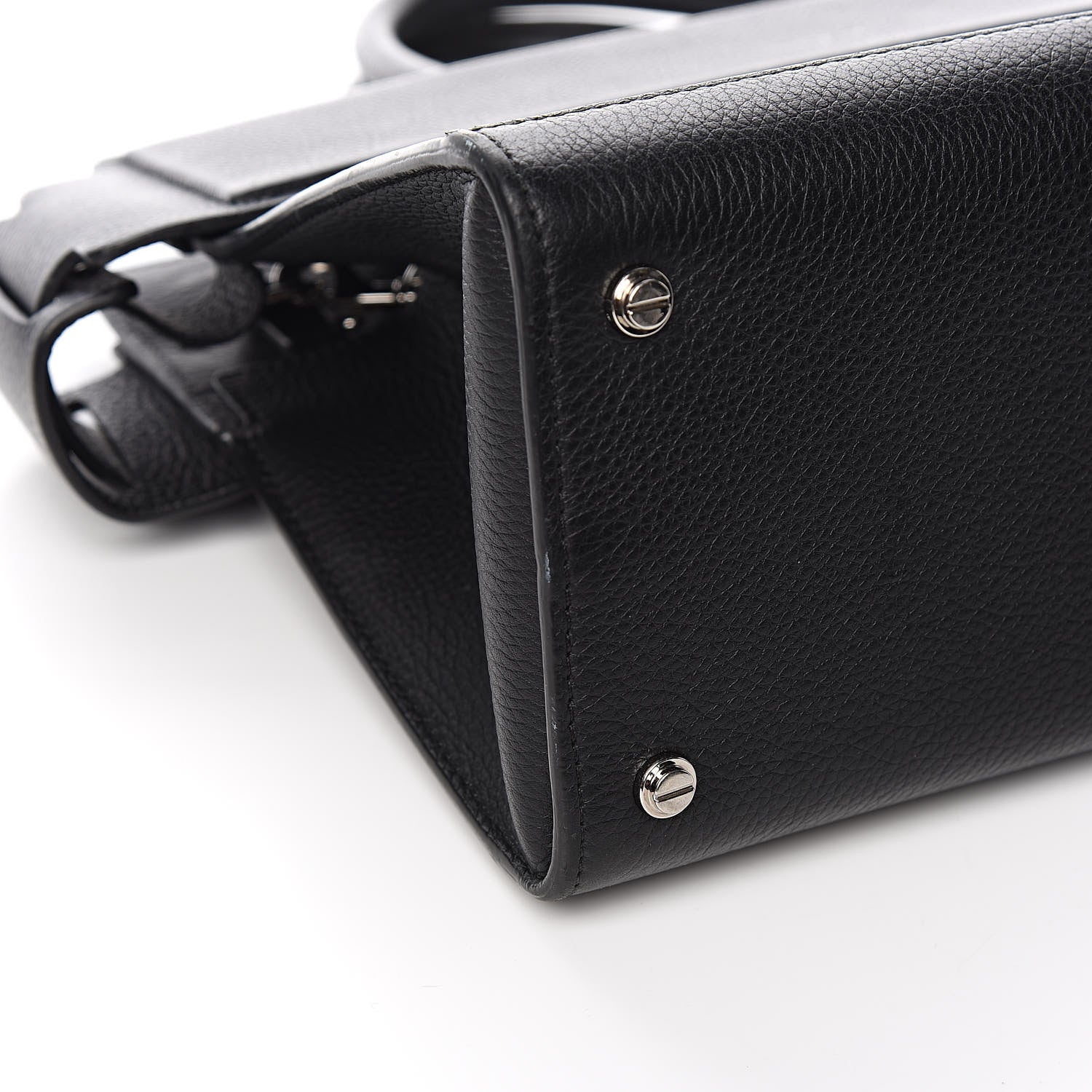Givenchy Grained Calfskin Small Horizon Satchel Black 8 of 10