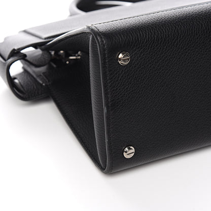 Givenchy Grained Calfskin Small Horizon Satchel Black 8 of 10