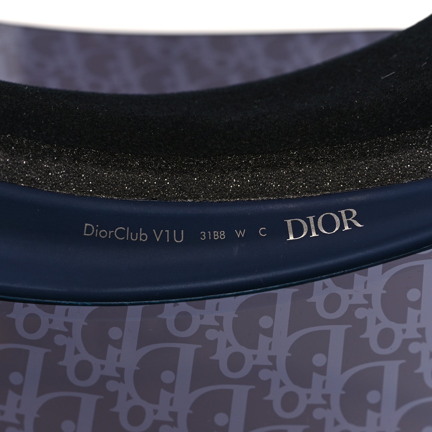 Oblique DiorClub V1U Sun Visor Blue
