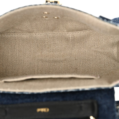 Chloe Denim Mini Penelope Soft Shoulder Bag Blue 5 of 15