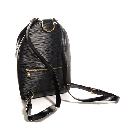 Louis Vuitton Epi Mabillon Backpack Black 3 of 7