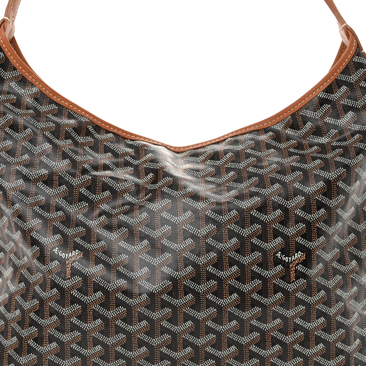 Goyard Goyardine Boheme Hobo Black Gold 9 of 11