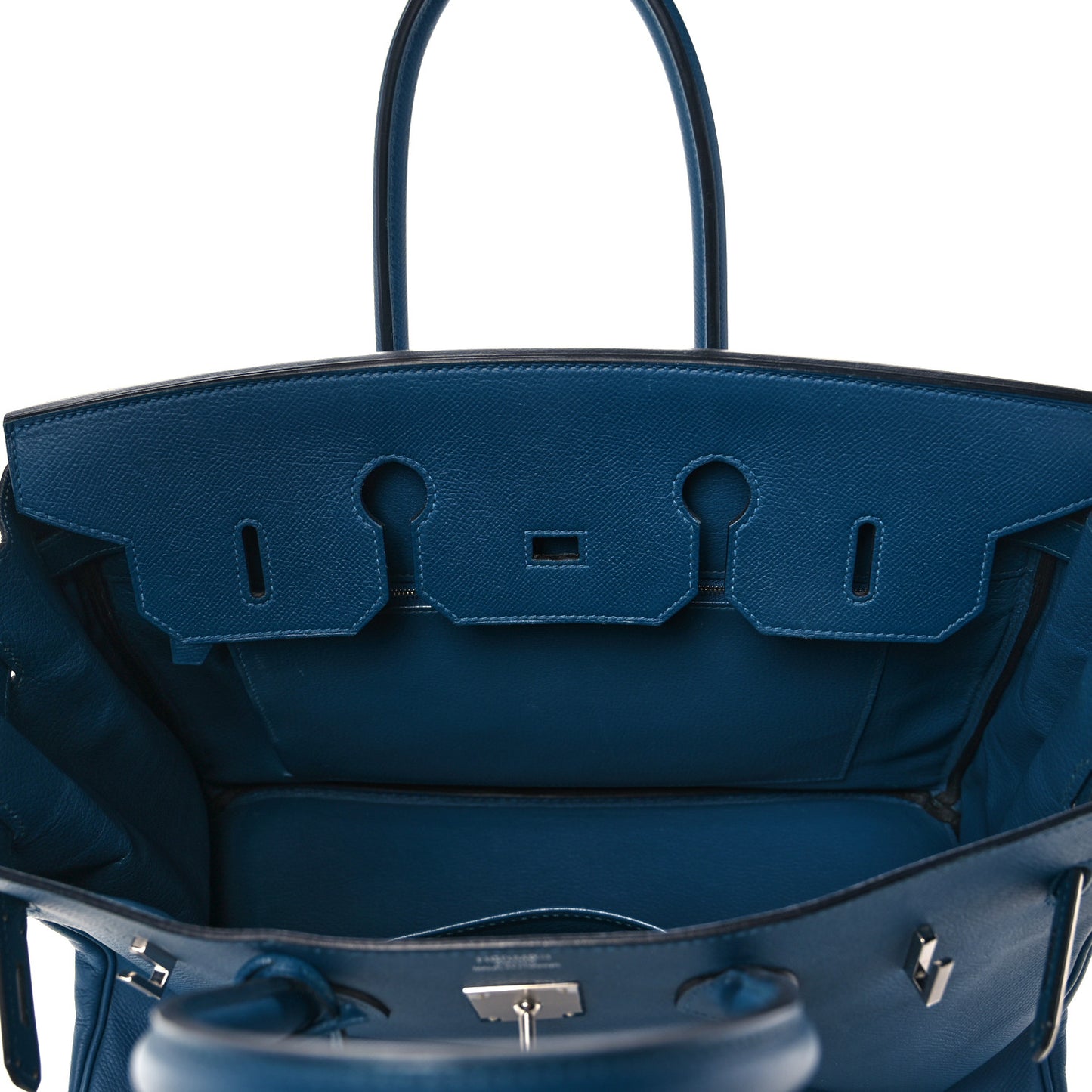 Epsom Birkin 35 Bleu Izmir