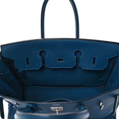 Hermes Epsom Birkin 35 Bleu Izmir 18 of 36